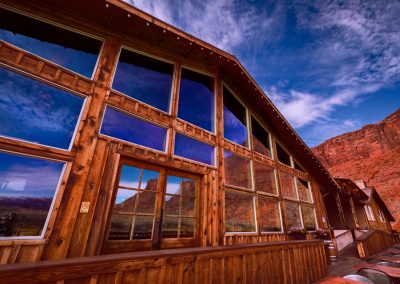 Reflections off Red Cliffs Lodge